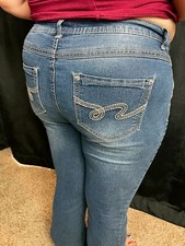 FADED GLORY Denim Blue Jeans Size: 18W 