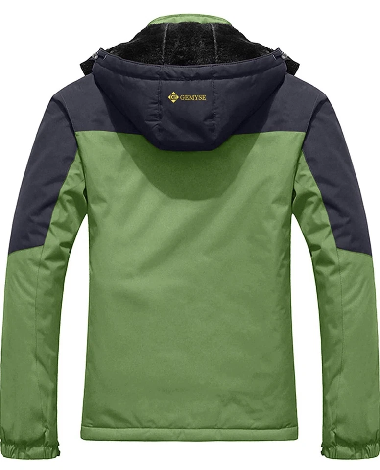 Hombre GEMYSE Montaña Impermeable Esquí Nieve Invierno Abrigo Chaqueta - Pequeño Foto 2 de 4