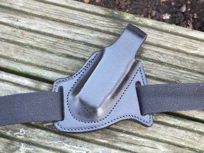 Maßanfertigung, Leder Surge Forward Carry Scheide für Leatherman, schwarz.