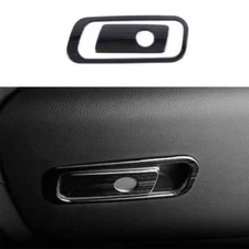 For Cadillac CT5 2020-2022 Black Titanium Co-Pilot Storage Box Handle Cover Trim