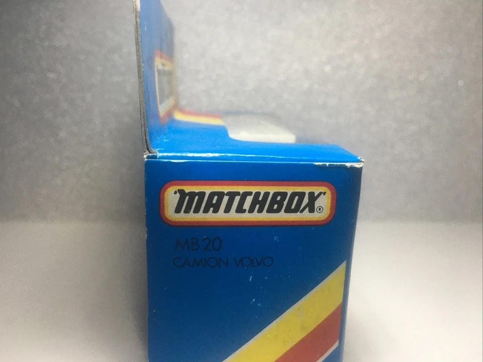 Matchbox MB 20 VOLVO CONTAINER TRUCK von 1986 mit Originalverpackung * Rarität * - Bild 3 von 4