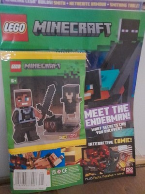 LEGO Minecraft Comic Magazine with Free Mini Figure New Sealed