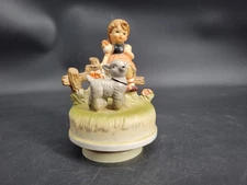 Vintage Sankyo Mary Had a Little Lamb Music Box Made in Japan - Working 6.25"