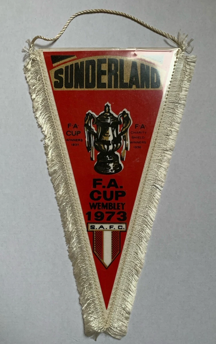 Wimpel Sunderland AFC – Fanion Football Angleterre – Sport Soccer – Vintage