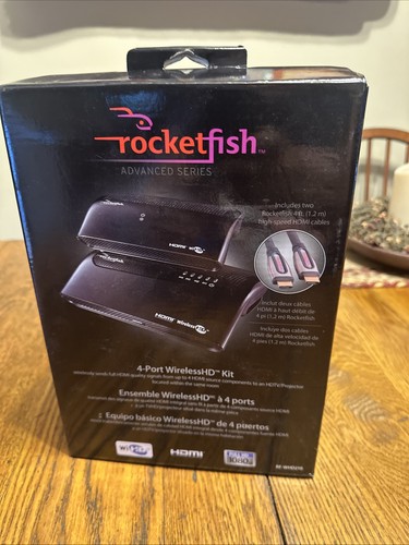 Rocketfish RF-WHD210 HDMI 4 porte wireless HD Full HD 1080p - Nuovo con scatola