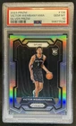 2023-24 Panini Prizm Victor Wembanyama RC Prizm Silver Rookie #136 Spurs PSA 10