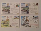 Group of 4 FDC Signed By Various WW2 Pilots