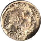 1938-D Buffalo Nickel Old Holder PCGS MS66 Blazing Gem Strong Strike