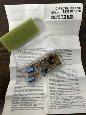 #ad Pacific Fast Mail PFM Sound System Locomotive Tender Module LTM Kit 02B NIP NOS $17.95