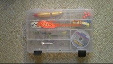 Lot of 7 Fishing Lures Old Time Sportsman Moonshine & Rooster Tail Krocodile