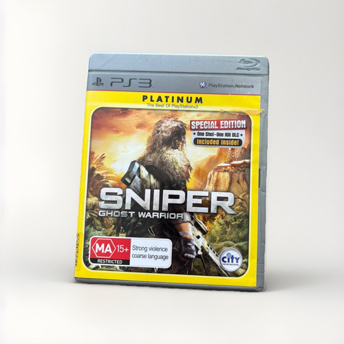 Sniper: Ghost Warrior (Sony PlayStation 3, 2013) With Manual PS3 Game - Picture 1 of 3