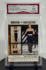 2025 Panini Caitlin Clark CHRONICLED COLLECTION Card #68 Gem Mint 10
