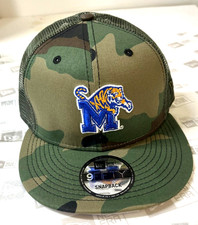 Memphis Tigers NCAA NE Camo Trucker Snapback Hat~ Camo