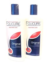 2 PACK! FOLICURE Original Shampoo for Fuller Thicker Hair, 11.8 fl oz.