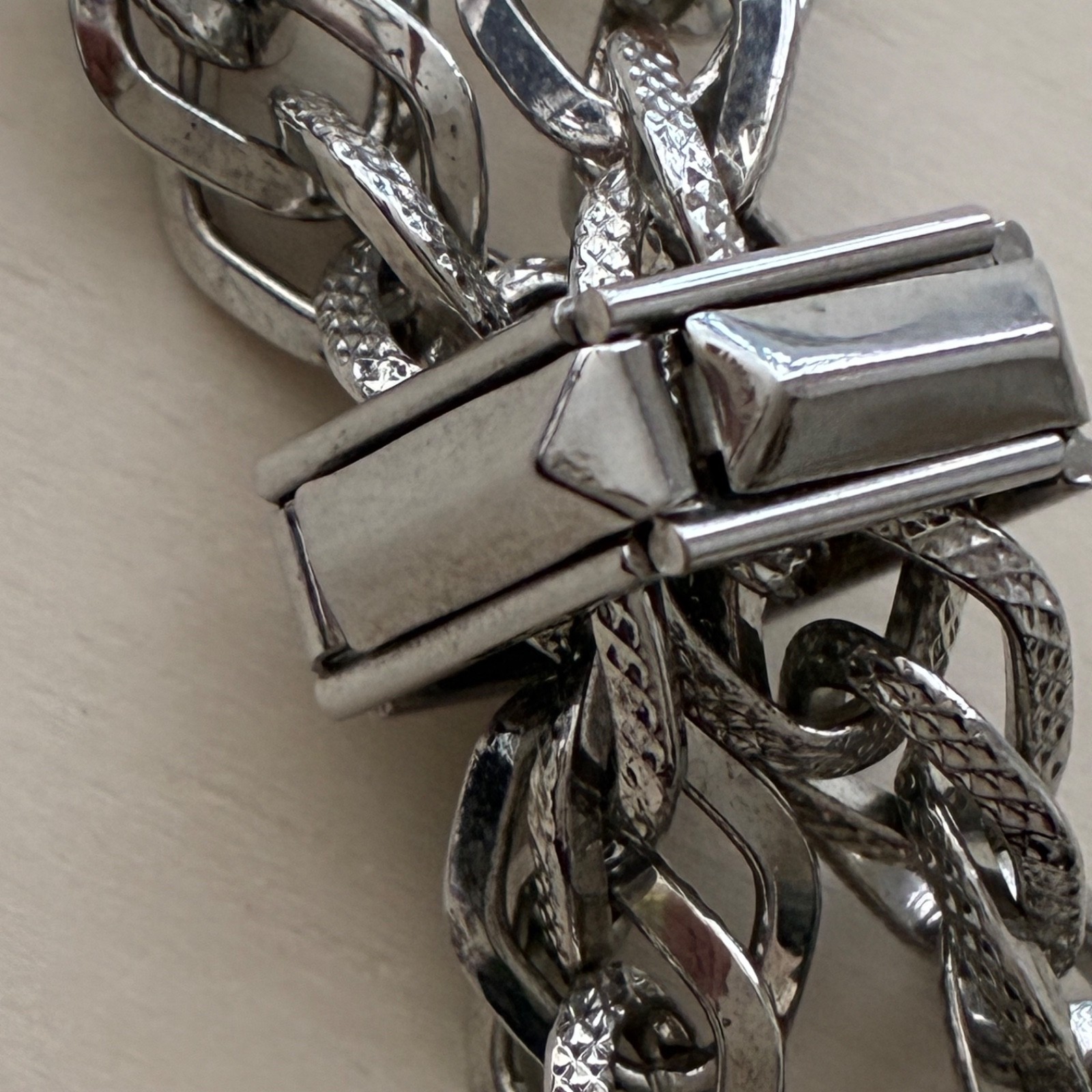 Monet Silver Lariat Adjustable - image 4