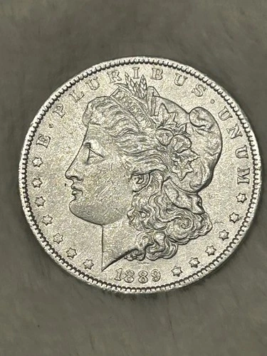 1889-O Morgan Silver Dollar XF/AU Better Detail Nice Original Coin