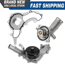 For 11-20 Jeep Grand Cherokee 3.6L IV Water Pump w/Gasket and Thermostat Housing