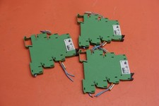 LOT OF 3 PHOENIX CONTACT PLC-BSC-24DC/21 2966016 TERMINAL BLOCKS W/RELAY 2961105