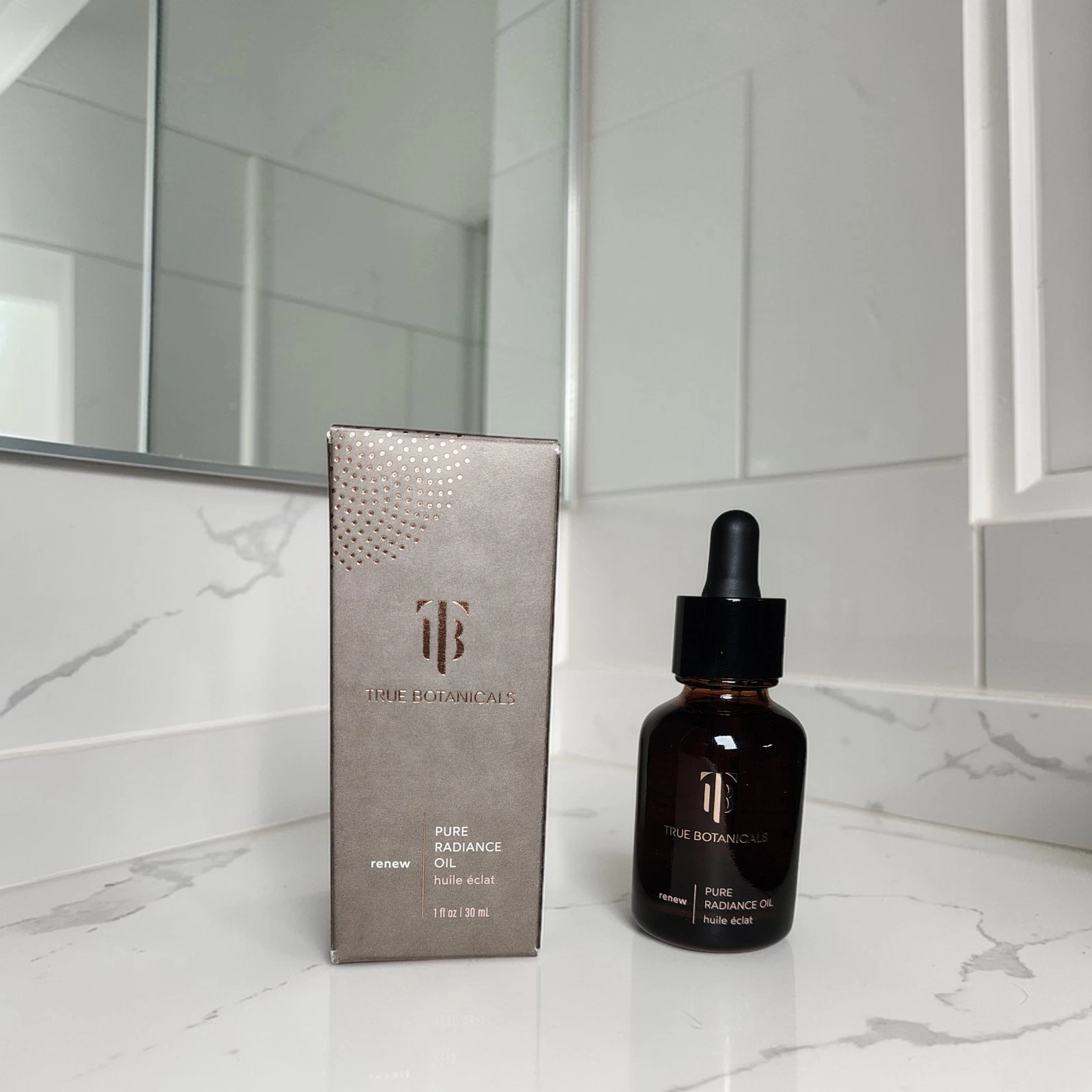 True Botanicals Authentic RENEW Pure Radiance Oil 1 Oz/30mL Deluxe regular size