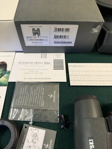 Swarovski SLC 7x42 NEU Binoculars in Box - Pristine Condition - Picture 6 of 12