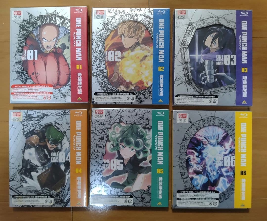 ワンパンマン　英語版セット1〜11 13.14.16.19.20お値下げ可 One Punch Man Special Limited Edition Blu-ray Complete 6 Volume