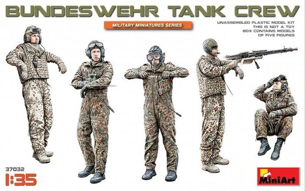 Miniart 37032 - 1/35 Bundeswehr Panzerbesatzung / German Army Tank Crew-image