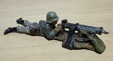 Elastolin Rare German Machine Gunner