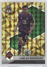 2021 Mosaic FIFA Road to World Cup Reactive Gold Prizm Carlos Rodriguez #24 0wa0