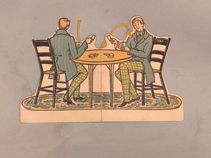 1920s Vintage Folding Bridge Tally Card
