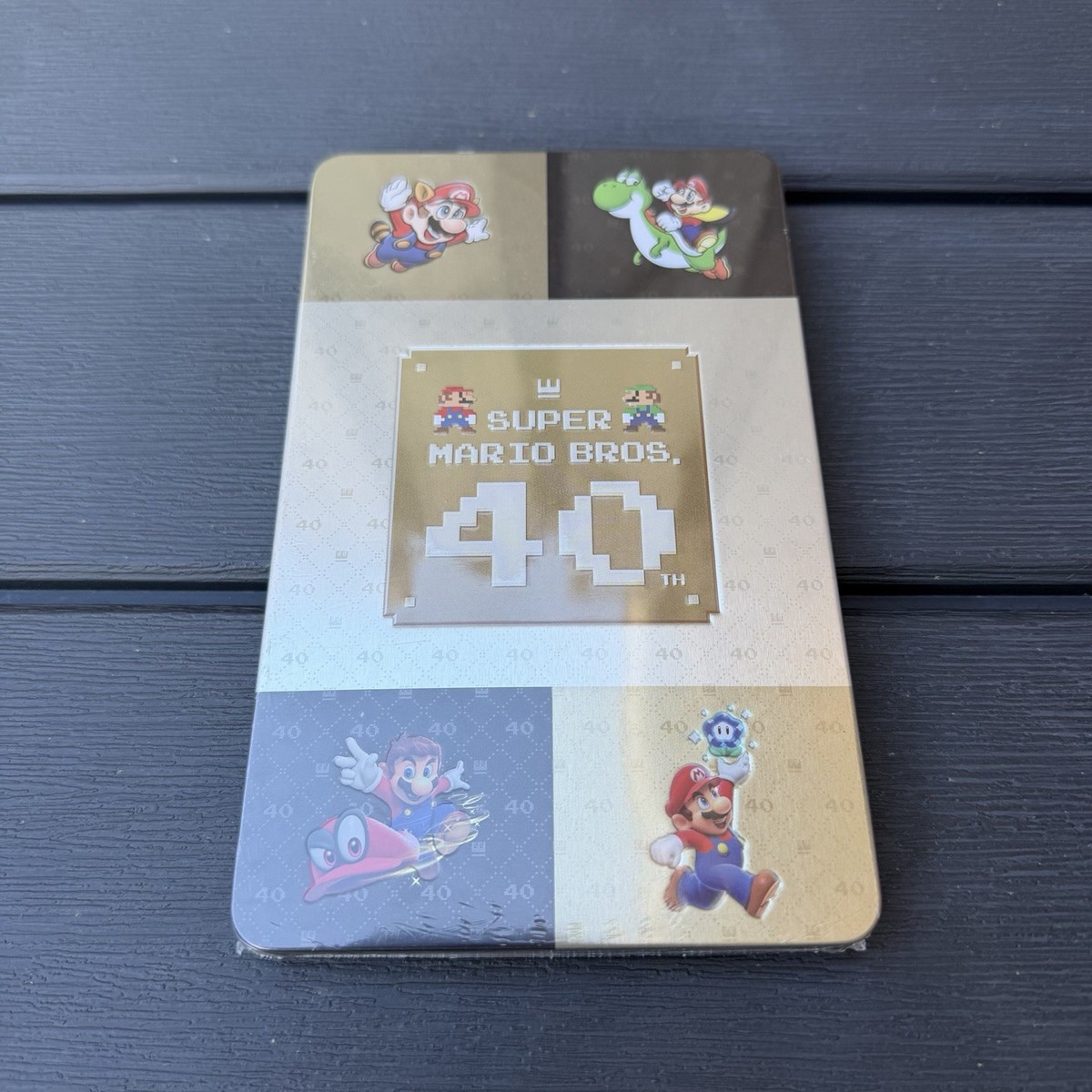 Super Mario Bros 40th Anniversary Game Case Nintendo Steelbook