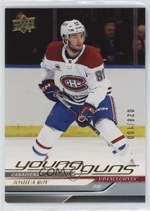 2024-25 Upper Deck Series 1 Young Guns Exclusives /100 Joshua Roy #246 Rookie RC