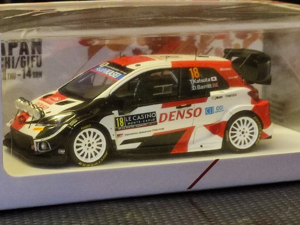Spark WRC+ Fs41 TOYOTA YARIS WRC Rally Montecarlo 2021 Katsuta NIGHT - 1:43 RARE - Immagine 3 di 4