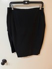 JAMES PERSE WOMEN'S KNIT SKIRT BLACK SIZE 2 S-M — photo 1