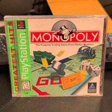 Hasbro Monopoly (PlayStation 1) Greatest Hits Multiplayer E 1998 NTSC-U/C