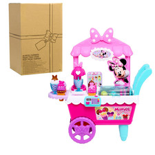 Disney Minnie Mouse Ice Cream Cart Playset 40 Piece Pretend Play Toy