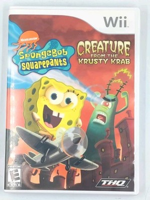 SpongeBob SquarePants: Creature from the Krusty Krab Nintendo Wii Tested Works