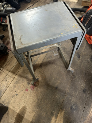 1940s Tiffany Stand Co. Drop Leaf Typewriter Desk, Table, Portable