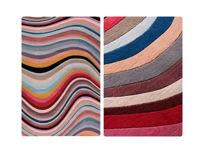 Hand Tufted Multi Stripe | Hand Tufted Multi Color Rug Tufted Area Rug 5x8 ,Rug