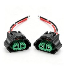 H8 H9 H11 880 881 Female Pigtail, Headlight Fog Light Wiring Harness 2-Pack 