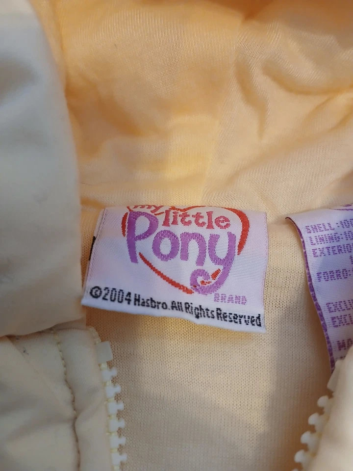 Chaleco con Capucha con Cremallera My Little Pony Niña Talla 3T Rainbow Dash De Colección 2004 Foto 3 de 4