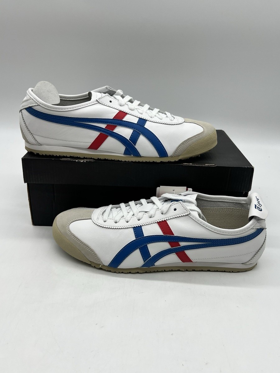 Onitsuka Tiger Mexico 66 DL408 Men Sz 11 White Red Blue Leather