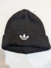 ADIDAS Originals Unisex Beanie Trefoil JL1081 Black/White New with Tags MSRP 24