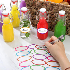 Swing Top Glass Bottles 4 Oz 12Pack, Flip Top Glass Bottles with Airtight Fli...