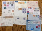 Netherlands 10 FDC's & covers mostly to New Zealand