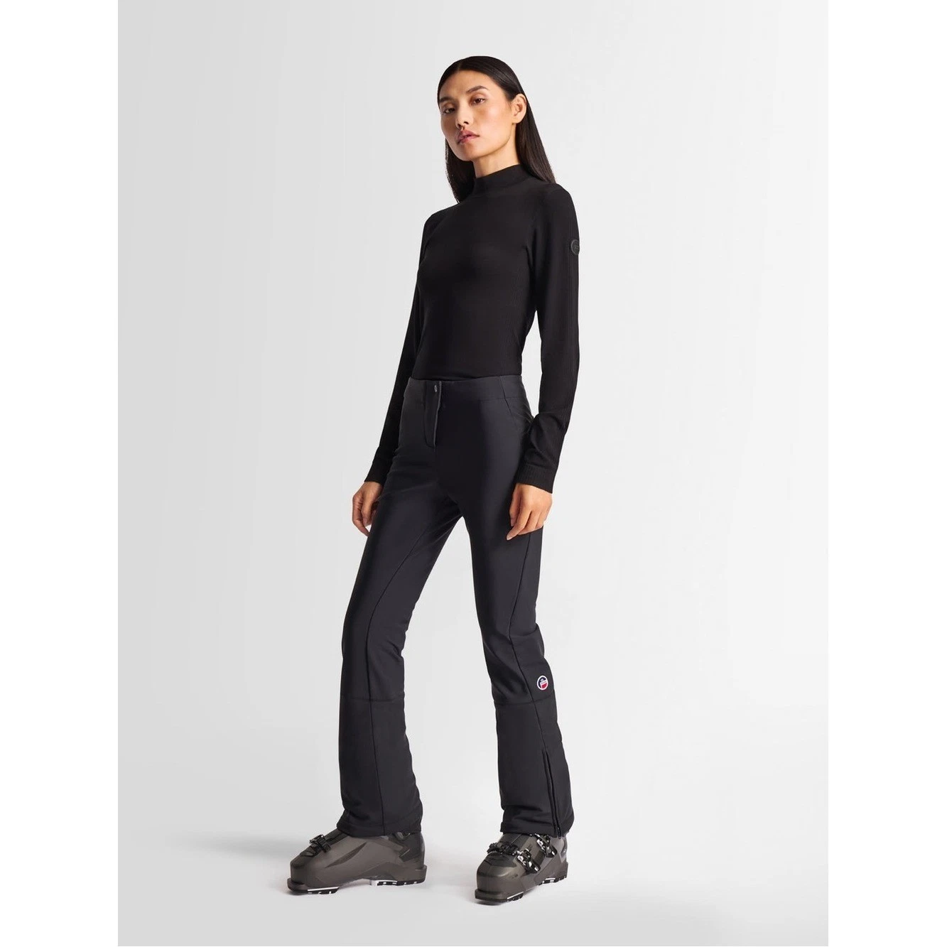 Fusalp Tipi Ski Pants Black Apres Ski Sport Luxe Alpine Chic Sz 40 M Minimalist