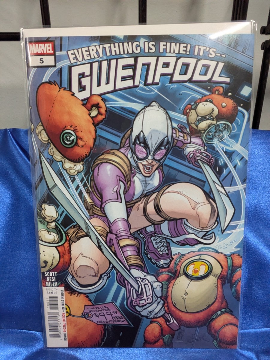 MARVEL グウェン・プール シリーズ 5冊セット+1冊 Gwenpool #5 Comic Book First Print 2025. We Combine. We Pack Well