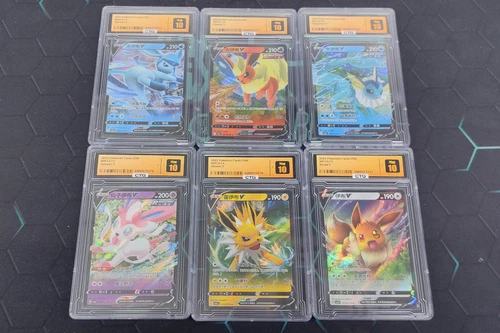 Pokémon TCG Eevee-V 0113/15 Chinese Gem Pack Vol 2– Full Art LOT6