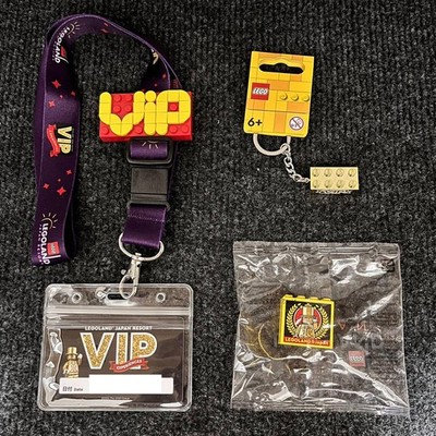 LEGOLAND Japan VIP Tour Exclusive LEGO Block Mr. Gold Key Holder