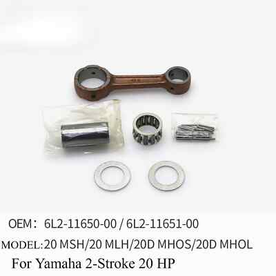 6L2-11650-00 Outboard Connecting Rod Fits for Yamaha 2 Stroke 20HP 6L2 ...