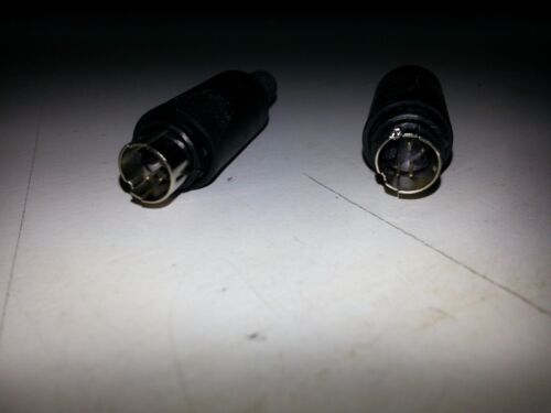 S-Video S-VHS Mini-DIN 4-Pin-Male-Inline Plug-Solder Connectors 50PCS  - Picture 1 of 5